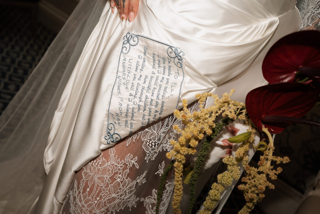 Bespoke Wedding Details For a Personalised City Celebration 